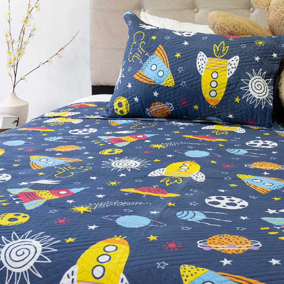 Quilt Infantil Doral 1,5 Plazas Origins Espacio