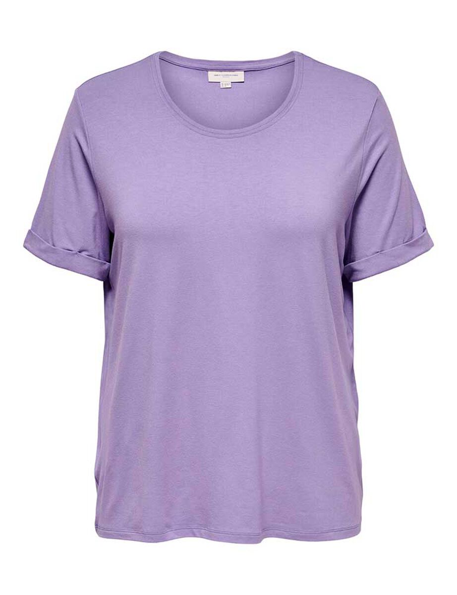 Polera Lisa Manga Corta Mujer Only Carmakoma