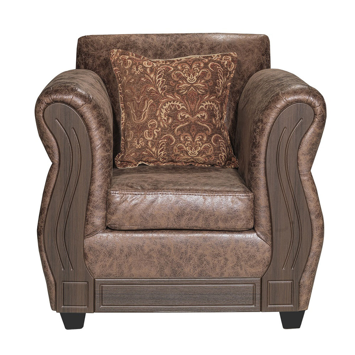 Juego de Living Essenza David 3-1-1 Caf&eacute;