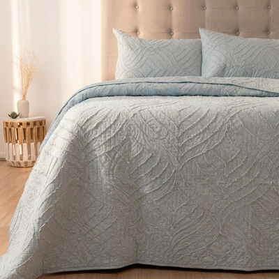 Quilt Doral 2 Plazas Touch Gris