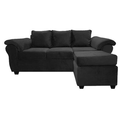 Sofá Muebles MPR Ezeiza 3 Negro