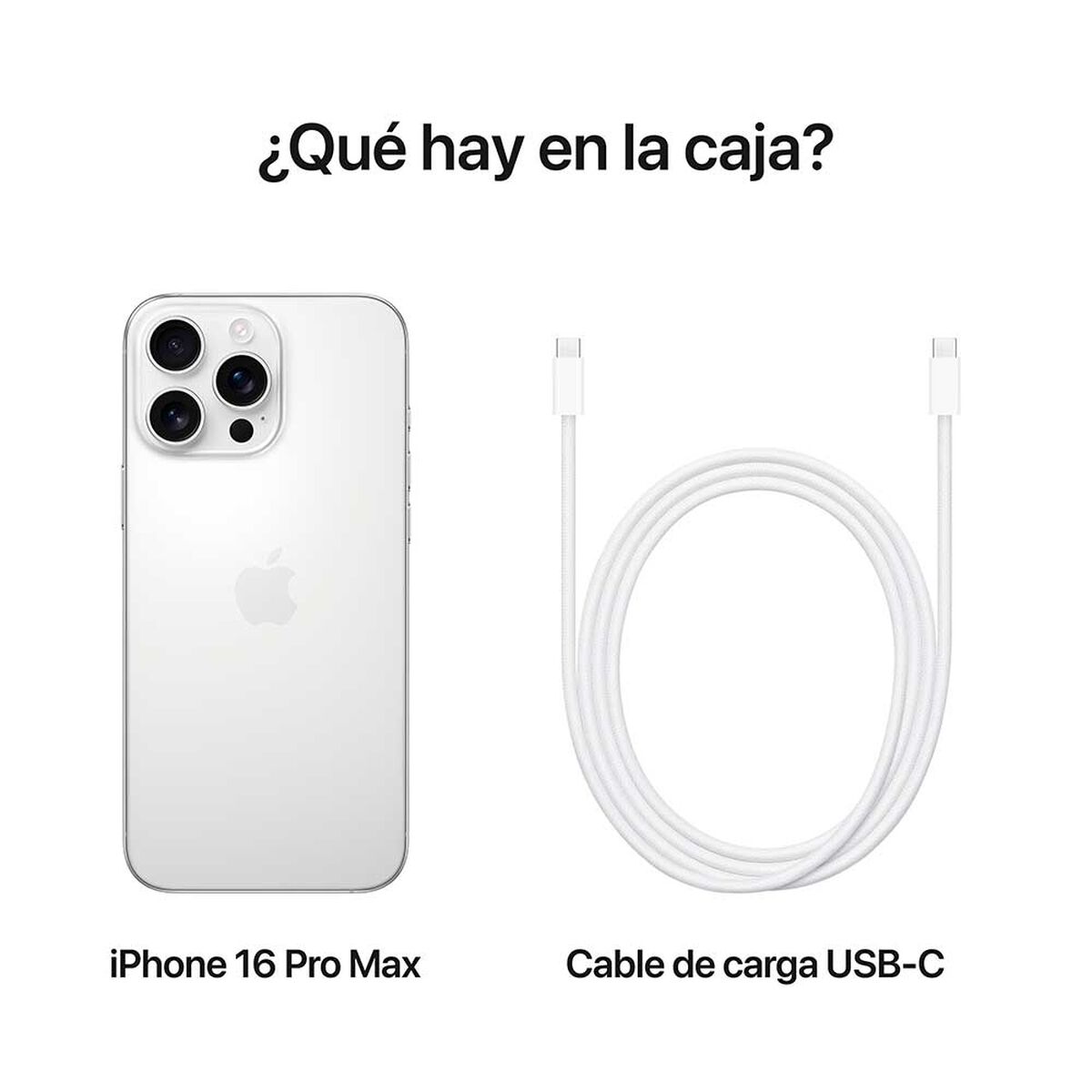 Apple Smartphone iPhone 16 Pro Max 256GB Blanco 6,9" Liberado
