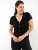 Polera Botones Manga Corta Mujer Zibel