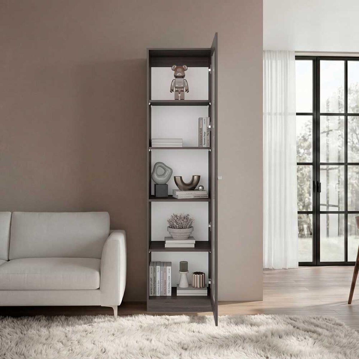 Vitrina Tuhome Home E6 1 P Milan Y Blanco