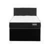 Cama Nido Belsogno 1 Plaza One Black + Respaldo Black Tapizado