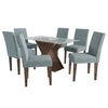 Juego de Comedor Jdo & Design Cross 6 Sillas Nogal 