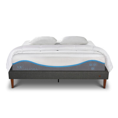 Cama Europea CIC 2 Plazas Alaska + Almohadas + Plum&oacute;n