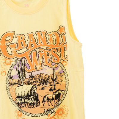 Imagen 2 del producto Polera Manga Corta de Algodón Niña Mila Amarillo