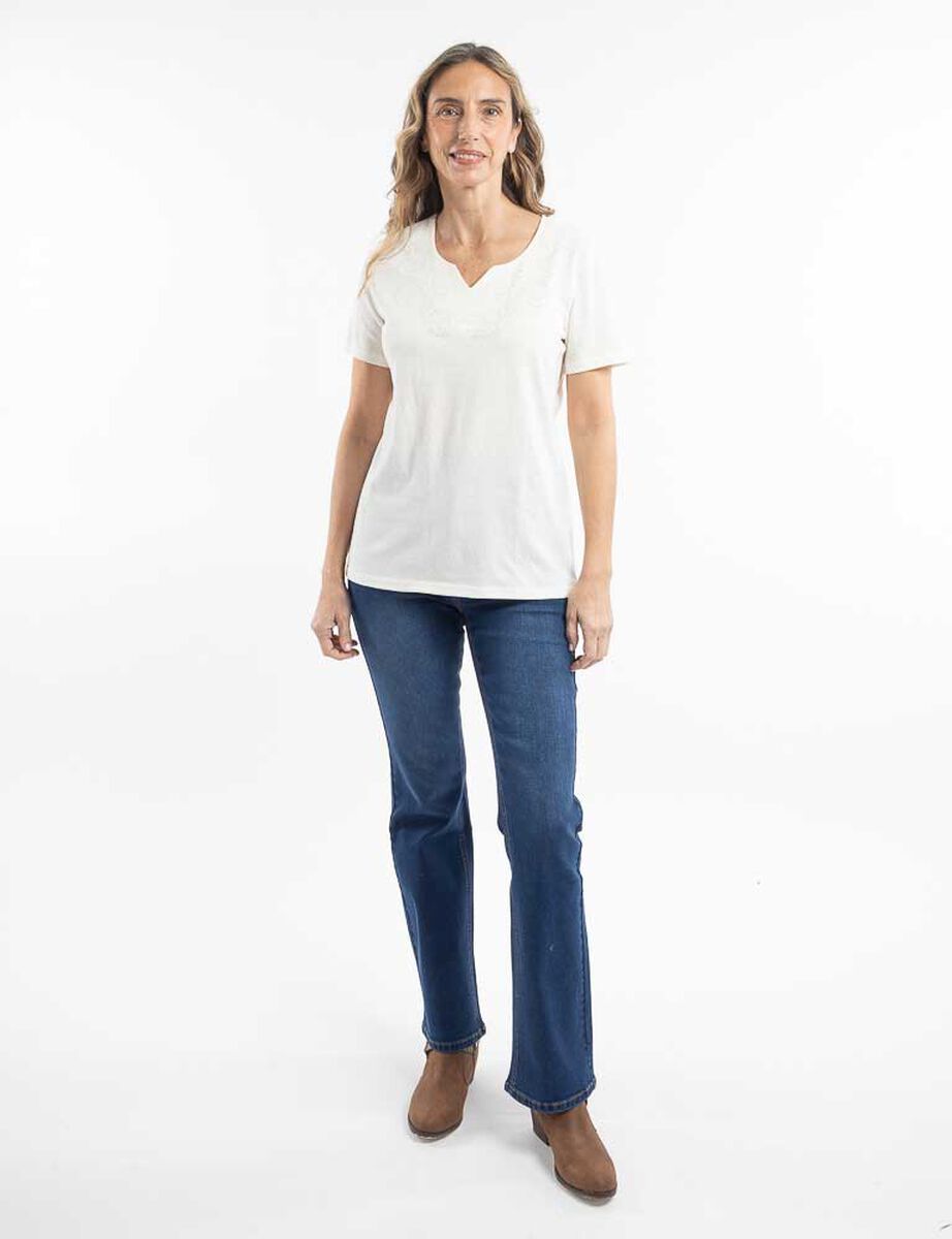 Polera Manga Corta Mujer Portman Club