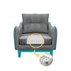 Sillón Living Factory Vintage Gris