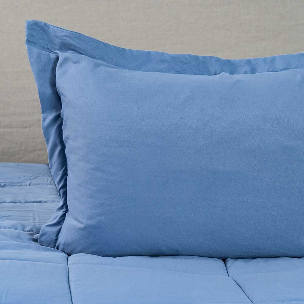 Plum&oacute;n Sherpa American Family 1.5 Plazas Rollo Azul