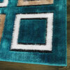 Alfombra Modalfo Exclusive Figuras Geométricas Turquesa 200x290 cm