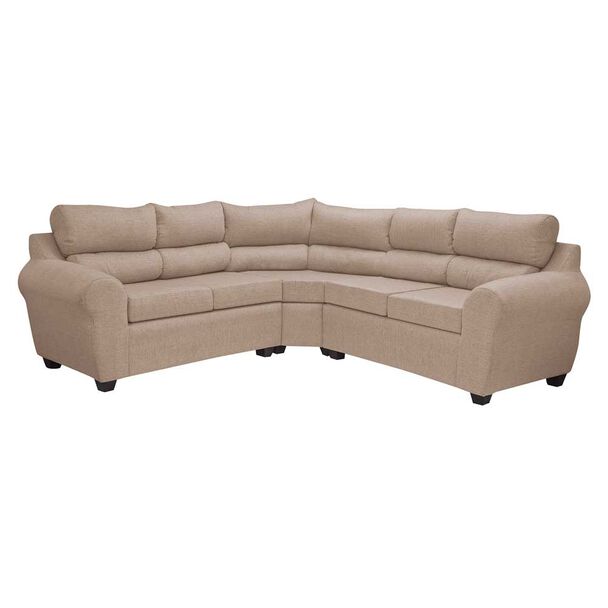 Sofá Seccional Mexx Muebles Dubai 5 Cuerpos Beige