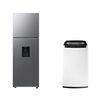 Refrigerador Samsung Top Mount Freezer 345 L Water Dispenser + Lavadora de carga superior Samsung RT35CG5540S9ZS 8 kg