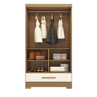 Clóset Altavision Versatile  Puertas 1 Cajones Nature White