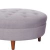 Pouf Latam Home Paris Lino Gris Claro