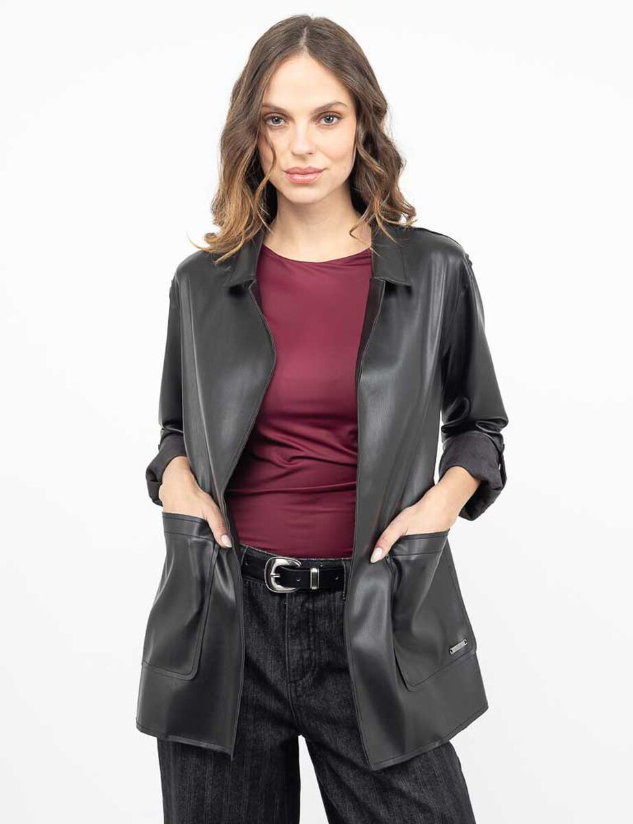 Chaqueta Ecocuero Mujer Soviet