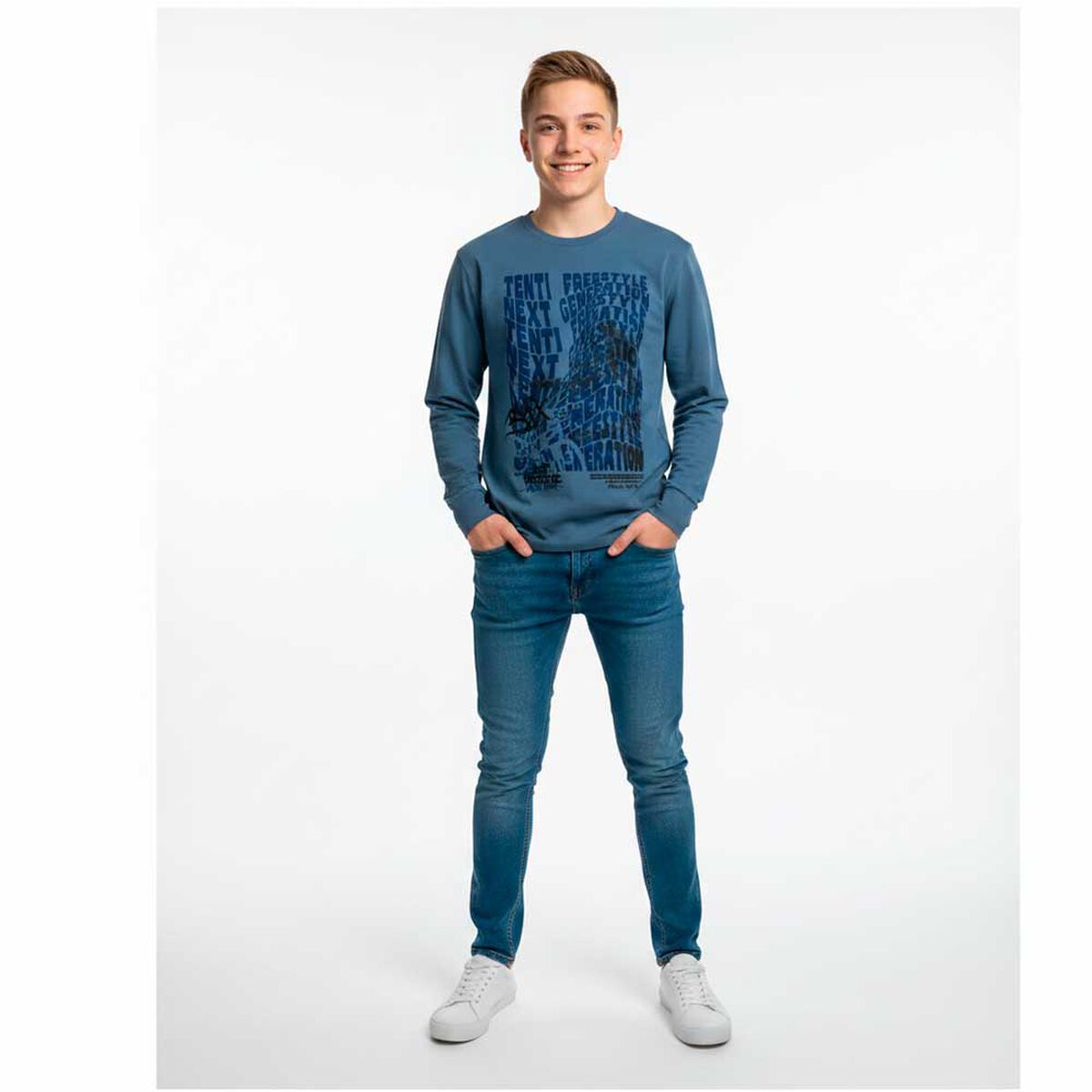 Polera Manga Larga de Algod&oacute;n Ni&ntilde;o Cutback