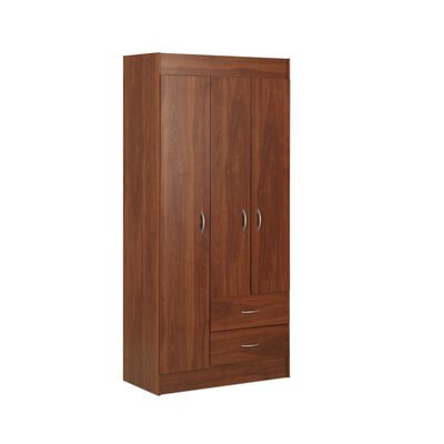Closet Stanford 3 Puertas 2 Cajones Cerezo