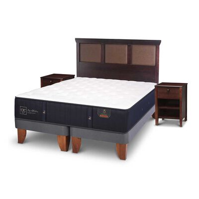 Imagen 2 del producto Cama Europea CIC Base Dividida King Premium + Respaldo + Veladores