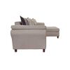 Sofá Seccional Derecho Living Factory Mustang 4 Cuerpos Caramelo