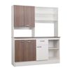 Mueble de Cocina CIC Paula Nogal Africano Blanco 1 Cajón