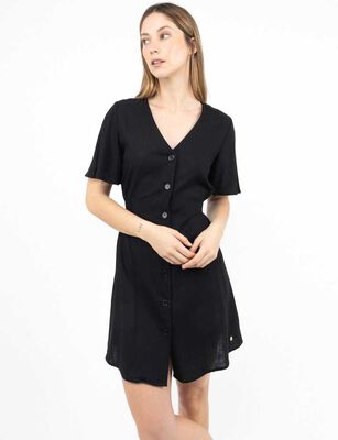 Imagen 2 del producto Vestido Corto Manga Corta Mujer Zibel Negro