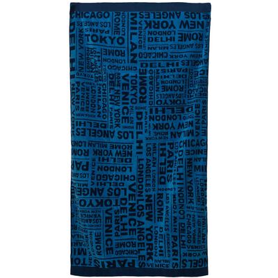 Toalla de Playa Jacquard Casanova Words 86 x 160 cm.