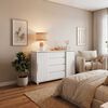 C&oacute;moda Vekkahome Evidenza 4 Cajones Blanco