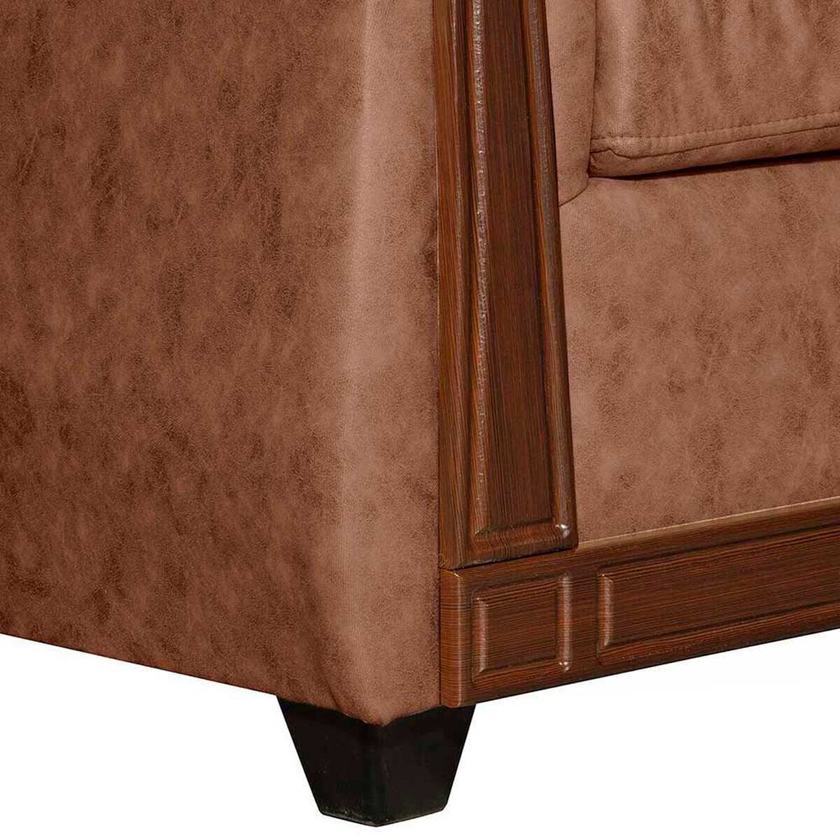 Sof&aacute; Black Factory Bristol 3 Cuerpos Terracota