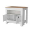 Isla de Cocina TuHome Arlet 2 Puertas Blanco