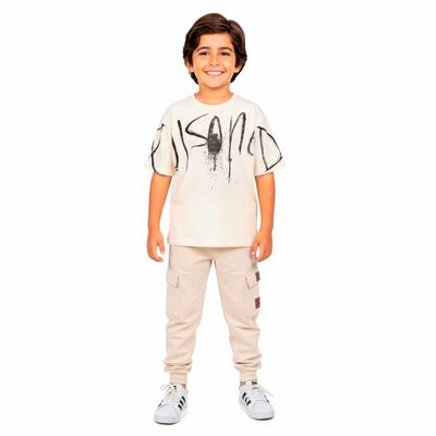 Polera Manga Corta de Algodón Niño Cutback