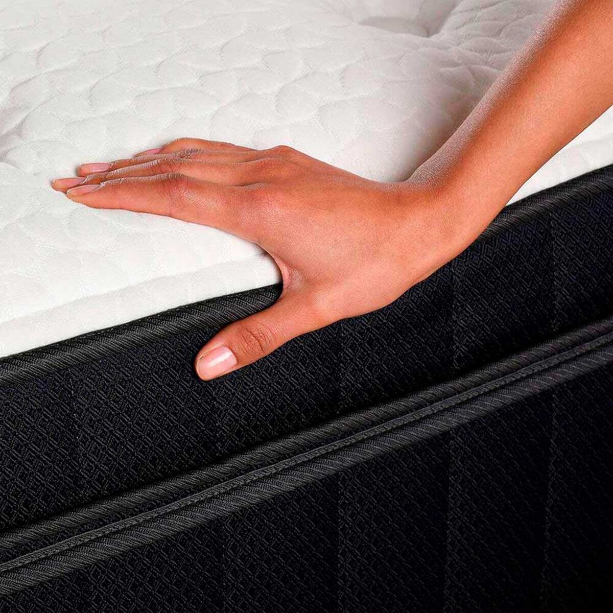 Cama Europea CIC Base Dividida 2 Plazas Grand Premium + Respaldo Danubio