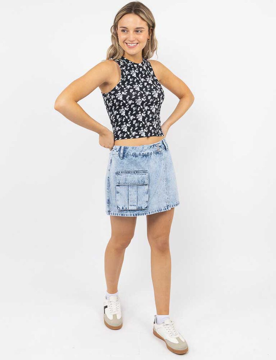 Falda Short Denim Mujer Icono