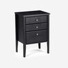 Cama Europea Rosen Base Dividida 2 Plazas Indie + Respaldo + 2 Veladores Issey Grafito