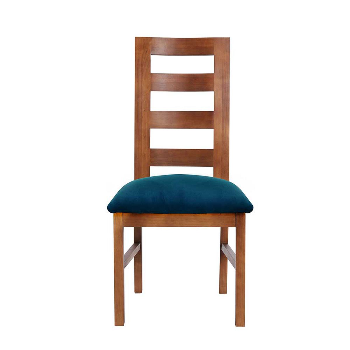 Juego de Comedor Latam Home Sevilla Granada 2 Sillas + 2 Bancas Velvet Azul Petr&oacute;leo