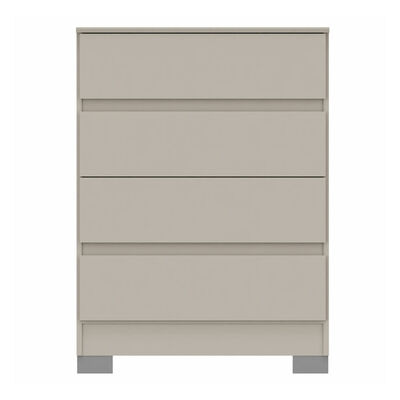 Imagen 2 del producto Cómoda Vekkahome Maia 4 Cajones Gris