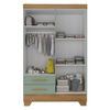 Closet Di Poretti Design Bambole 2 Cajones 4 Puertas Verde Pastel