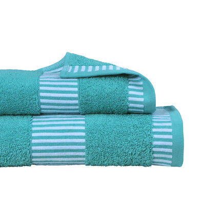 Set 2 Toallas de Baño Mashini Egyptia 460 Turquesa
