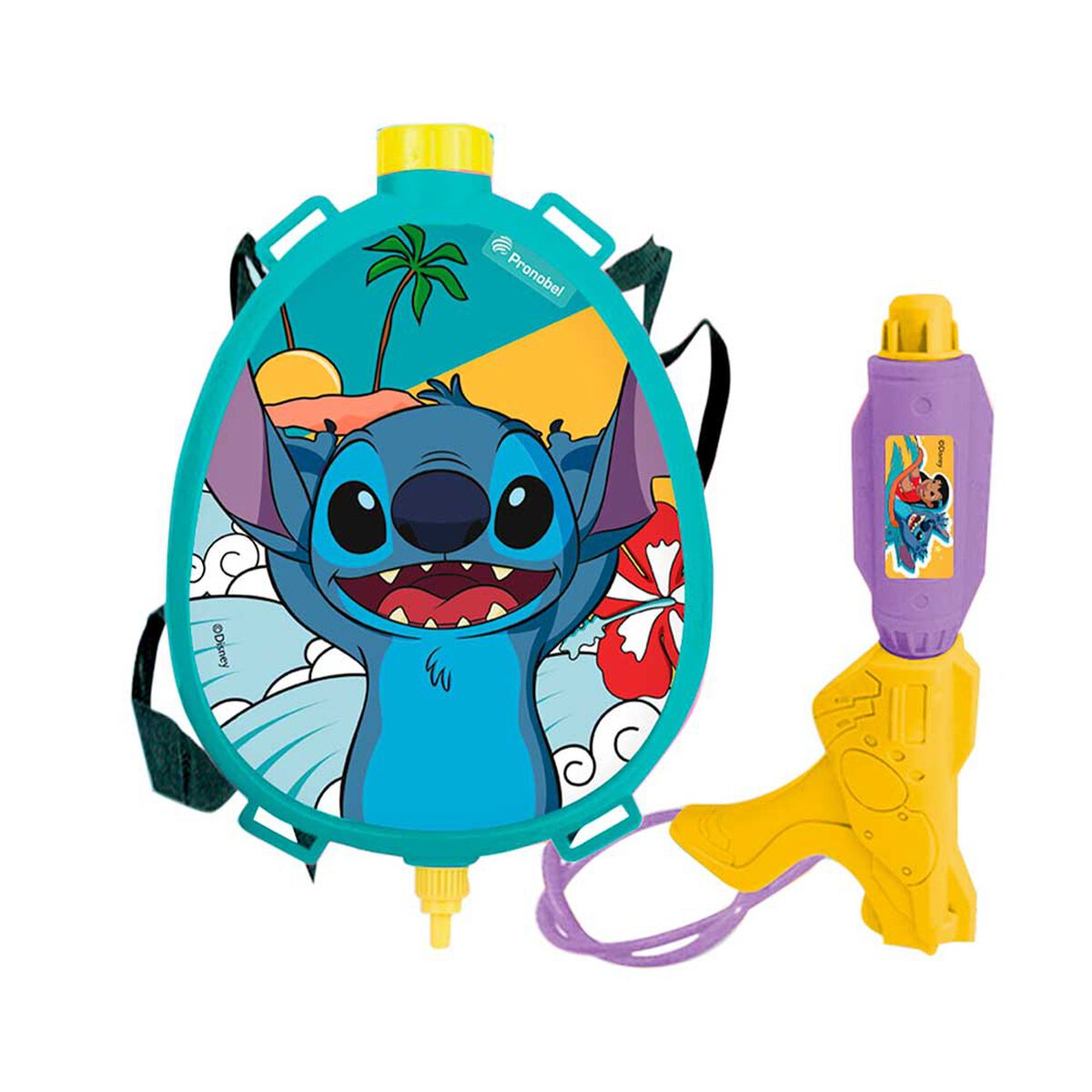Mochila Con Lanzador De Agua Stitch