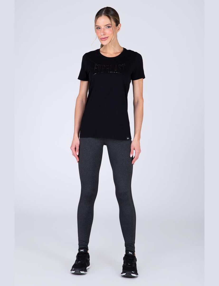 Polera Manga Corta Casual Sport Mujer Everlast
