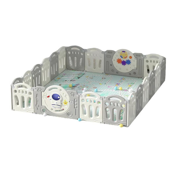 Corral Bebe Armado 199x230cm con Accesorios Lubabycas