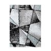 Alfombra Shaggy Idetex Geometric Light Blue 150 x 200 cm