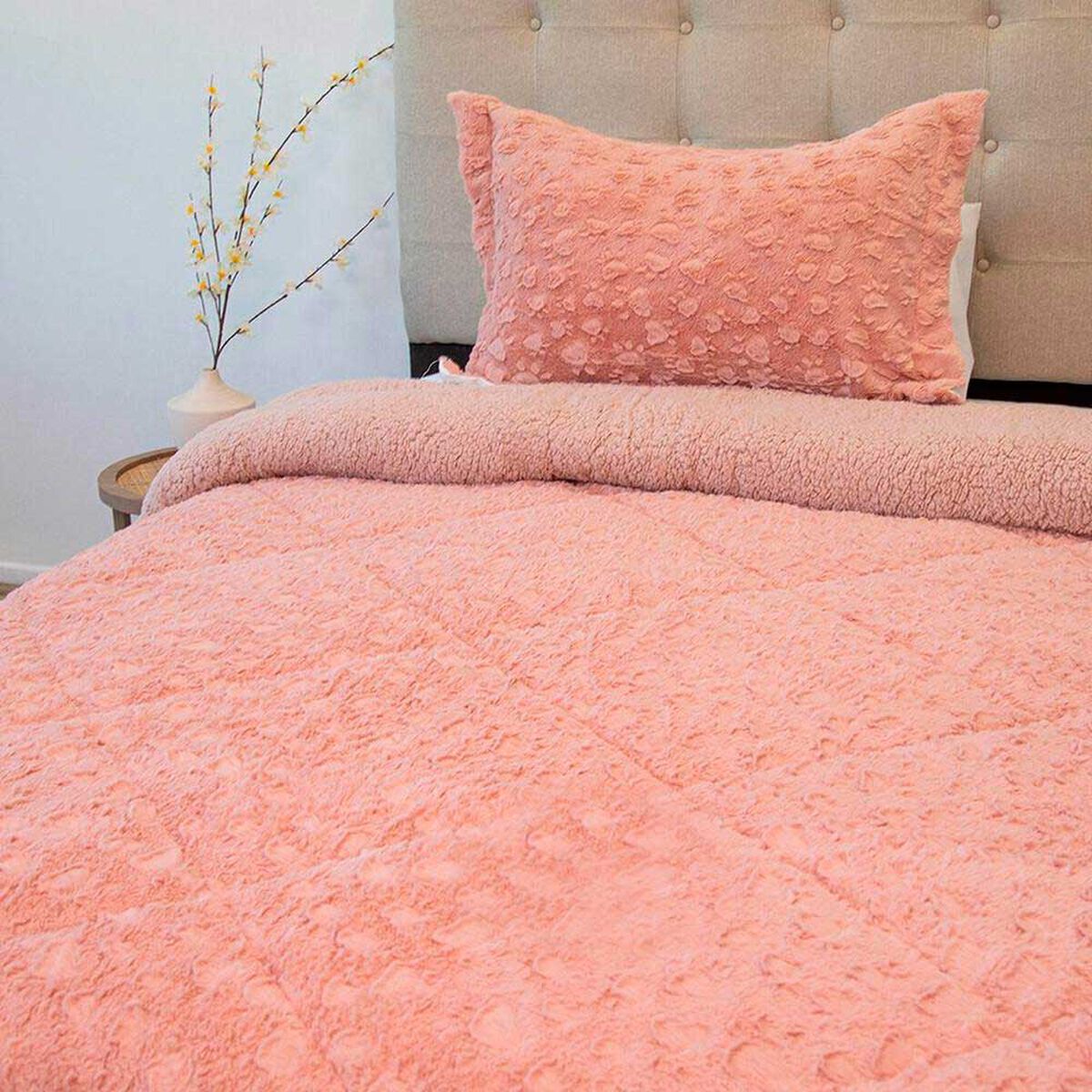 Cubrecama Doral Super King Rosa Senses