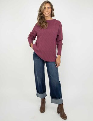 Imagen 2 del producto Sweater Mujer Portman Club Burdeo