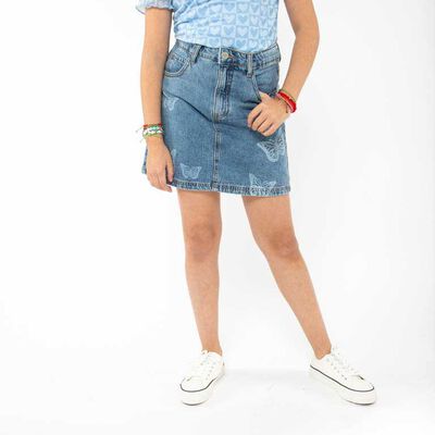 Falda Mariposas de Algodón Niña Mila
