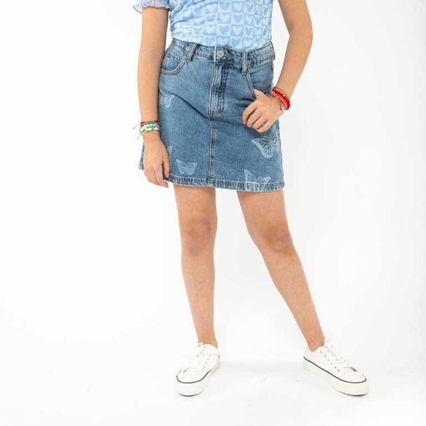 Falda Mariposas de Algodón Niña Mila
