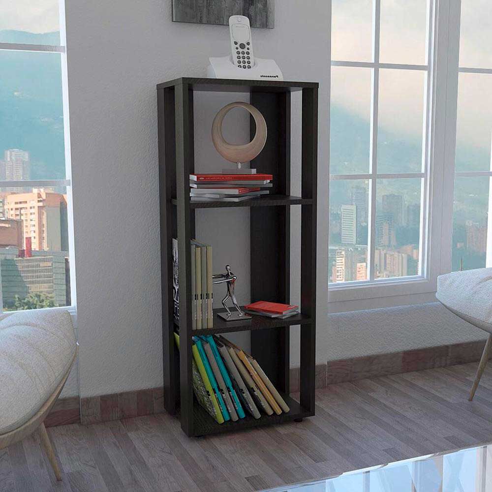 Librero TuHome Office Wengue Negro