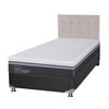 Box Spring CIC 1,5 Plazas Ortopedic Advance + Respaldo Tigris