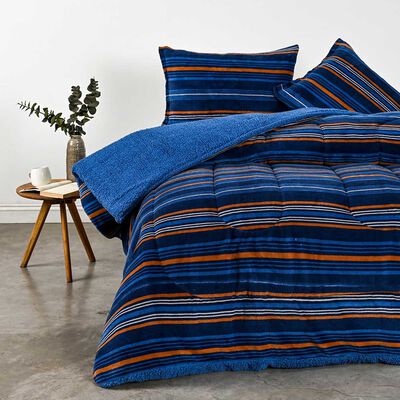 Imagen 1 del producto Plumón American Family 2 Plazas Trazos Azul